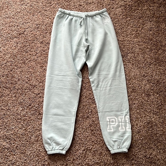 PINK Victoria's Secret Pants - Victoria’s Secret Pink sweatpants, size XS, bright blue, barely worn